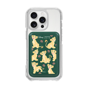 [DISNEY] THE LION KING - FLY PATTERN/GREEN (MAGSAFE LEATHER POCKET)