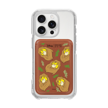[DISNEY] THE LION KING - LAUREL MUFASA/BROWN (MAGSAFE LEATHER POCKET)