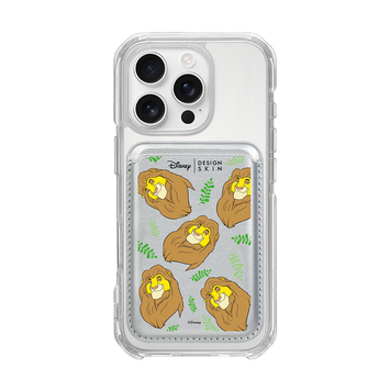 [DISNEY] THE LION KING - LAUREL MUFASA/SILVER (MAGSAFE LEATHER POCKET)