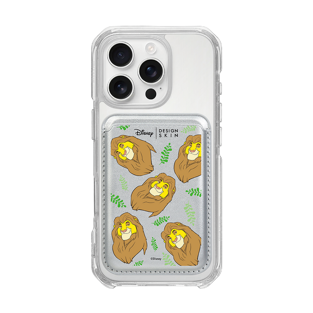 [DISNEY] THE LION KING - LAUREL MUFASA/SILVER (MAGSAFE LEATHER POCKET)