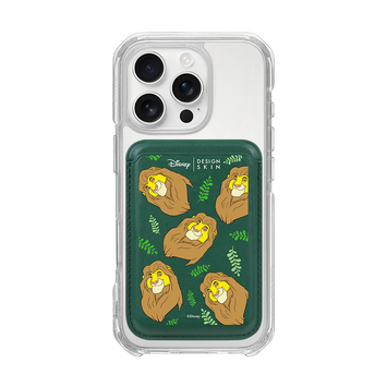 [DISNEY] THE LION KING - LAUREL MUFASA/GREEN (MAGSAFE LEATHER POCKET)