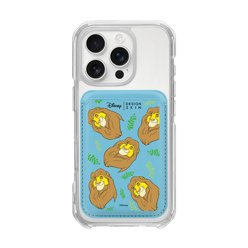 [DISNEY] THE LION KING - LAUREL MUFASA/BLUE (MAGSAFE LEATHER POCKET)