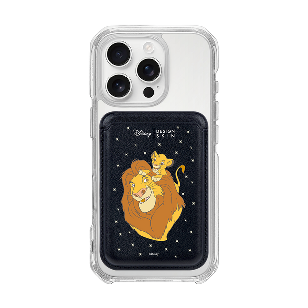 [DISNEY] THE LION KING - MY BOSS MUFASA/BLACK (MAGSAFE LEATHER POCKET)