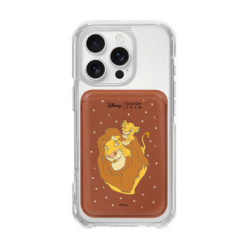 [DISNEY] THE LION KING - MY BOSS MUFASA/BROWN (MAGSAFE LEATHER POCKET)