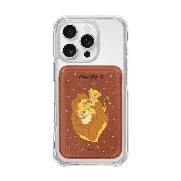 [DISNEY] THE LION KING - MY BOSS MUFASA/BROWN (MAGSAFE LEATHER POCKET)