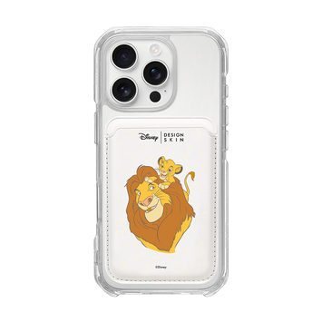 [DISNEY] THE LION KING - MY BOSS MUFASA/WHITE (MAGSAFE LEATHER POCKET)