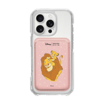 [DISNEY] THE LION KING - MY BOSS MUFASA/PINK (MAGSAFE LEATHER POCKET)
