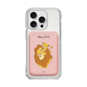 [DISNEY] THE LION KING - MY BOSS MUFASA/PINK (MAGSAFE LEATHER POCKET)