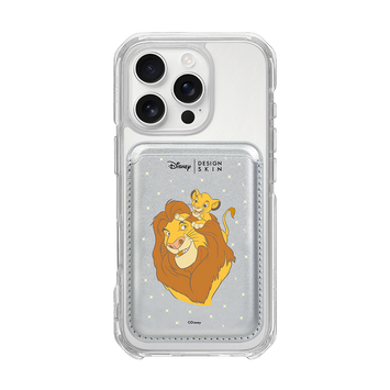 [DISNEY] THE LION KING - MY BOSS MUFASA/SILVER (MAGSAFE LEATHER POCKET)