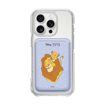 [DISNEY] THE LION KING - MY BOSS MUFASA/LAVENDER (MAGSAFE LEATHER POCKET)