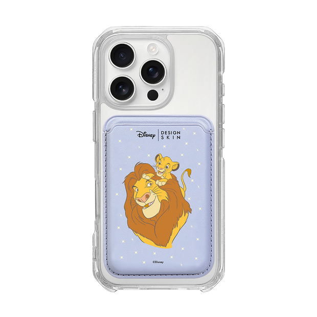 [DISNEY] THE LION KING - MY BOSS MUFASA/LAVENDER (MAGSAFE LEATHER POCKET)