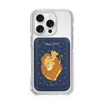 [DISNEY] THE LION KING - MY BOSS MUFASA/NAVY (MAGSAFE LEATHER POCKET)