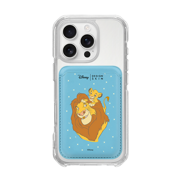 [DISNEY] THE LION KING - MY BOSS MUFASA/BLUE (MAGSAFE LEATHER POCKET)