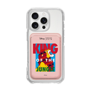 [DISNEY] THE LION KING - KING OF THE SIMBA/PINK (MAGSAFE LEATHER POCKET)