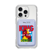 [DISNEY] THE LION KING - KING OF THE SIMBA/LAVENDER (MAGSAFE LEATHER POCKET)