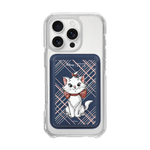 [DISNEY] CATS & DOGS - CHECK PATTERN MARIE/NAVY