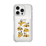 [DISNEY] CATS & DOGS - PATTERN PLUTO/WHITE