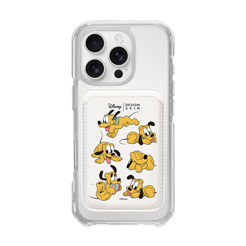 [DISNEY] CATS & DOGS - PATTERN PLUTO/WHITE