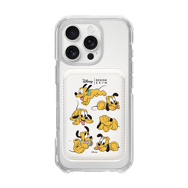 [DISNEY] CATS & DOGS - PATTERN PLUTO/WHITE