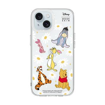 [DISNEY] WINNIE THE POOH 2 - PATTERN FLOWER POOH FRIENDS (CLEAR CASE)