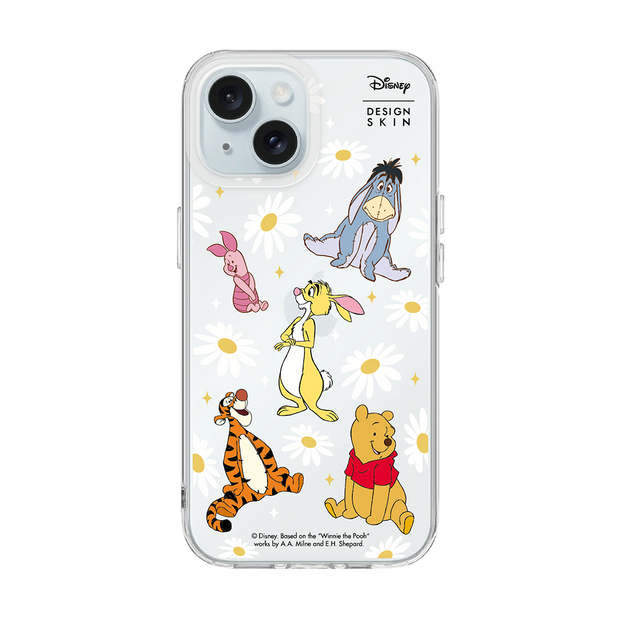 [DISNEY] WINNIE THE POOH 2 - PATTERN FLOWER POOH FRIENDS (CLEAR CASE)