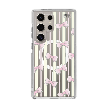 RIBBON - STRIPE/RIBBON (CLEAR MAGSAFE CASE)