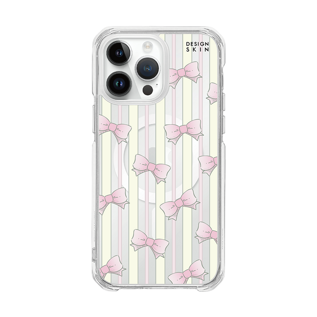 RIBBON - STRIPE/RIBBON (CLEAR MAGSAFE CASE)