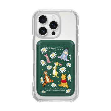 [DISNEY] WINNIE THE POOH 2 - PATTERN FLOWER POOH FRIENDS/GREEN