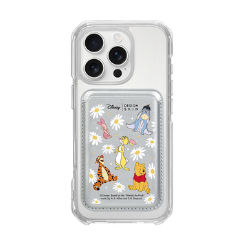 [DISNEY] WINNIE THE POOH 2 - PATTERN FLOWER POOH FRIENDS/SILVER
