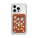 [DISNEY] WINNIE THE POOH 2 - PATTERN FLOWER POOH FRIENDS/BROWN