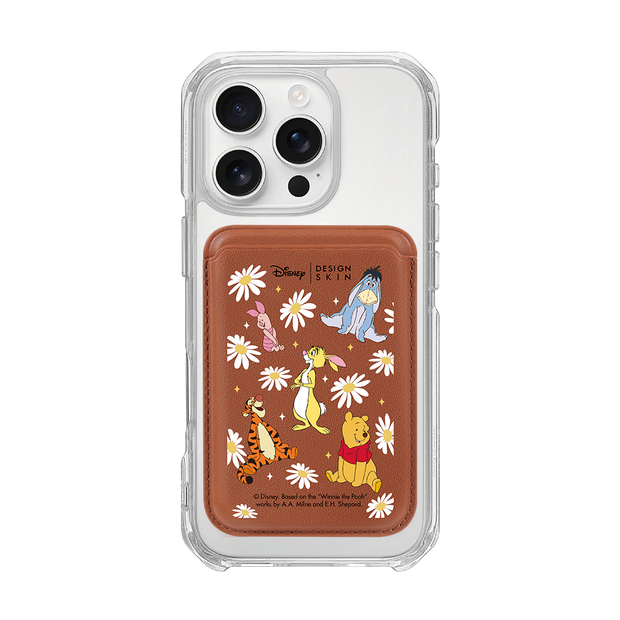 [DISNEY] WINNIE THE POOH 2 - PATTERN FLOWER POOH FRIENDS/BROWN