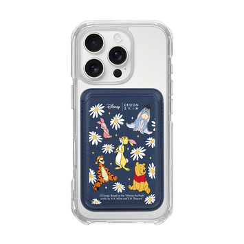 [DISNEY] WINNIE THE POOH 2 - PATTERN FLOWER POOH FRIENDS/NAVY