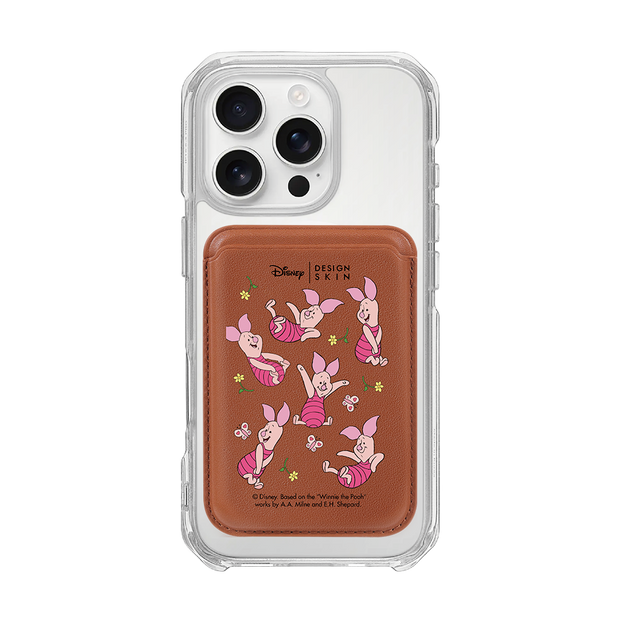 [DISNEY] WINNIE THE POOH 2 - PATTERN FLOWER PIGLET/BROWN