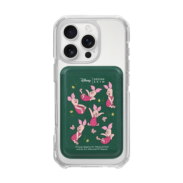 [DISNEY] WINNIE THE POOH 2 - PATTERN FLOWER PIGLET/GREEN