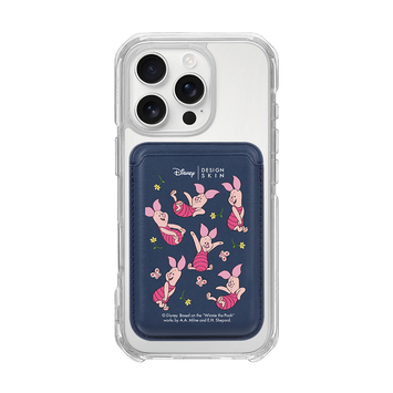 [DISNEY] WINNIE THE POOH 2 - PATTERN FLOWER PIGLET/NAVY