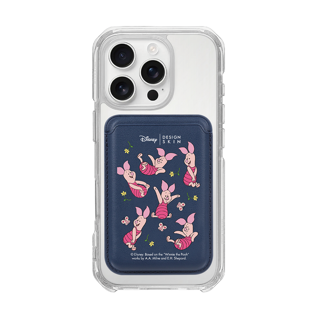 [DISNEY] WINNIE THE POOH 2 - PATTERN FLOWER PIGLET/NAVY