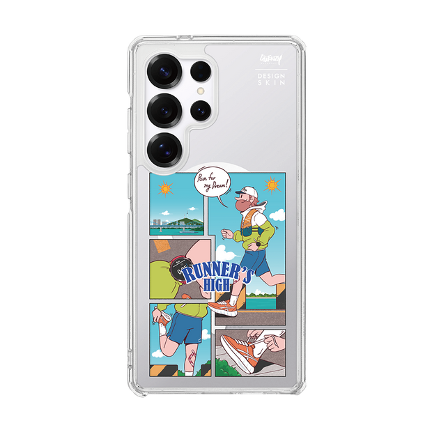 RUNNING - CARTOON RUNNING (CLEAR MAGSAFE CASE)