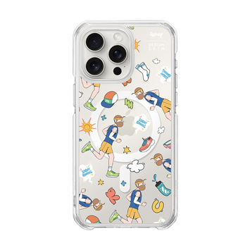 RUNNING - PATTERN RUNNING (CLEAR MAGSAFE CASE)