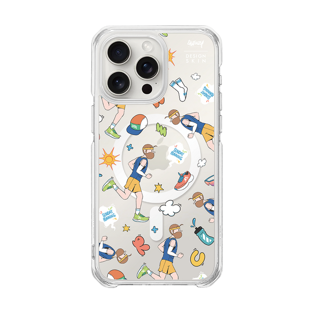 RUNNING - PATTERN RUNNING (CLEAR MAGSAFE CASE)