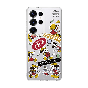 [DISNEY] MICKEY FRIENDS - YELLOW HAT MICKEY PATTERN (CLEAR CASE)