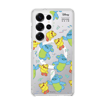 [DISNEY] PUFFY HAPPINESS - PATTERN DUCKY & BUNNY (CLEAR MAGSAFE CASE)