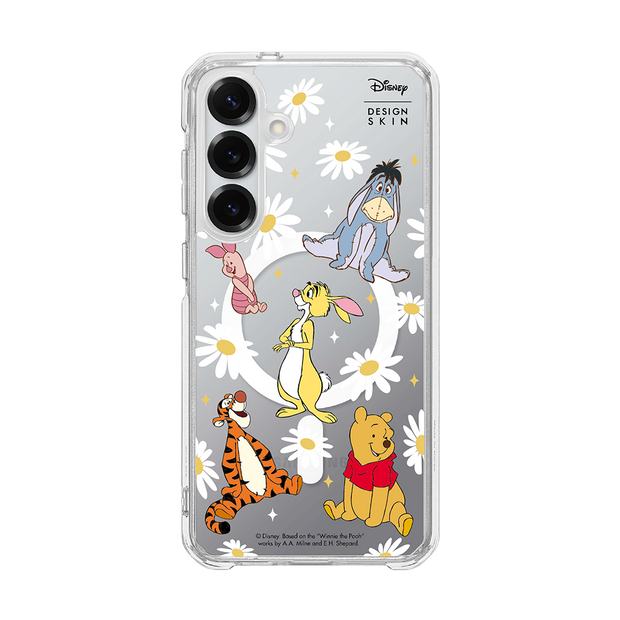 [DISNEY] WINNIE THE POOH 2 - PATTERN FLOWER POOH FRIENDS (CLEAR MAGSAFE CASE)