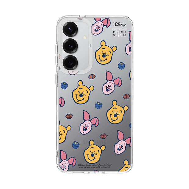 [DISNEY] WINNIE THE POOH - POOH PIGLET FACE PATTERN (CLEAR CASE)