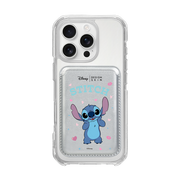 [DISNEY] STITCH – SHY STITCH/SILVER (MAGSAFE LEATHER POCKET)