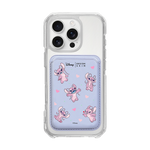 [DISNEY] STITCH – PATTERN ANGEL/LAVENDER (MAGSAFE LEATHER POCKET)