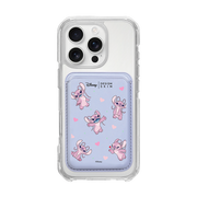 [DISNEY] STITCH – PATTERN ANGEL/LAVENDER (MAGSAFE LEATHER POCKET)