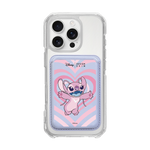 [DISNEY] STITCH - FULL HEART ANGEL/LAVENDER (MAGSAFE LEATHER POCKET)