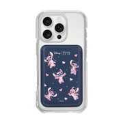 [DISNEY] STITCH – PATTERN ANGEL/NAVY (MAGSAFE LEATHER POCKET)