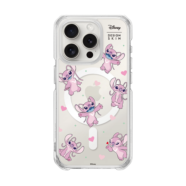 [DISNEY] STITCH – PATTERN ANGEL (CLEAR MAGSAFE CASE)
