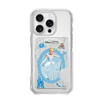 PRINCESS - CLOCK CINDERELLA CARD POCKET (MAGSAFE CARD POCKET)